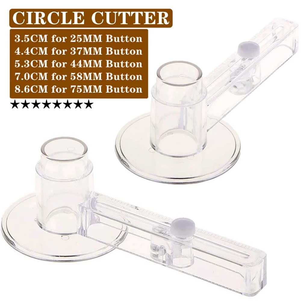 Adjustable Badges Button Making Round Cutting Tool Circle Cutter Badge Button Making Tool Cutting Knife Photo Paper Model Circle