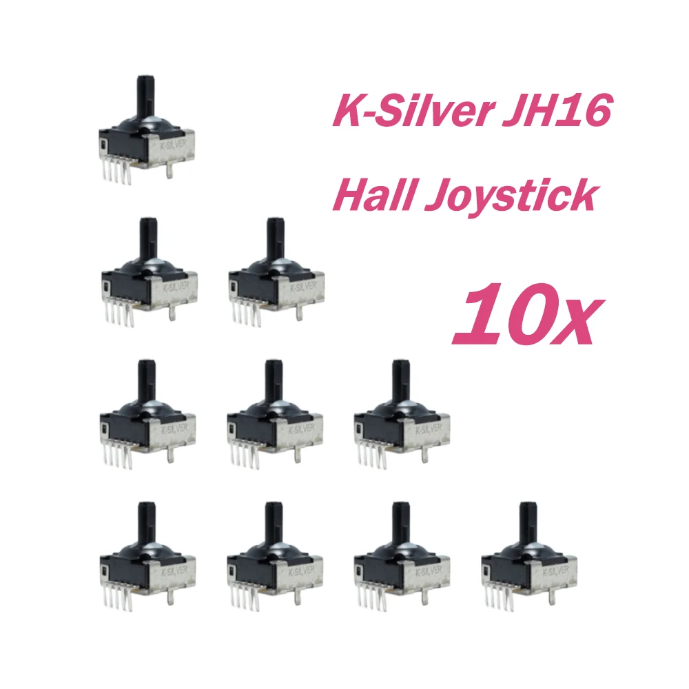 2/10個 K-Sliver JH16 ホール効果ジョイスティック JS16 TMR