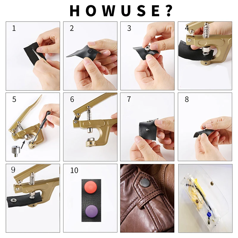 New 15mm Leather Snap Fasteners Metal Buttons Round Duty Sewing Accessories Color Button For Clothing Jackets bags Leathercrafts 4