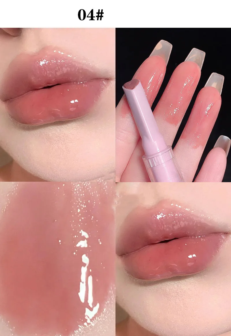 Hydrating Lip Glaze Gloss Plumping Non-stick Waterproof Pink Tint_voghion.com