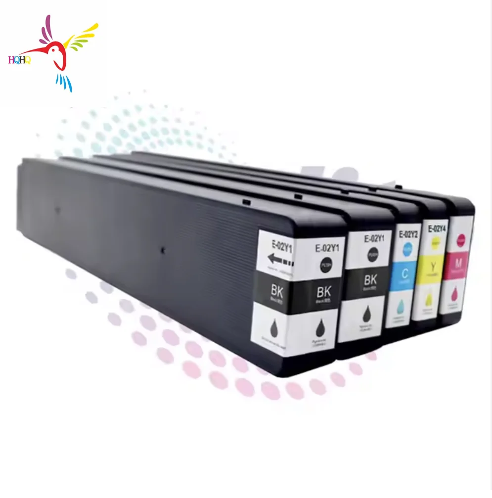 5pc/set Compatible Ink Cartridge T02Y for Epson WorkForce WF-C21000 Series printer