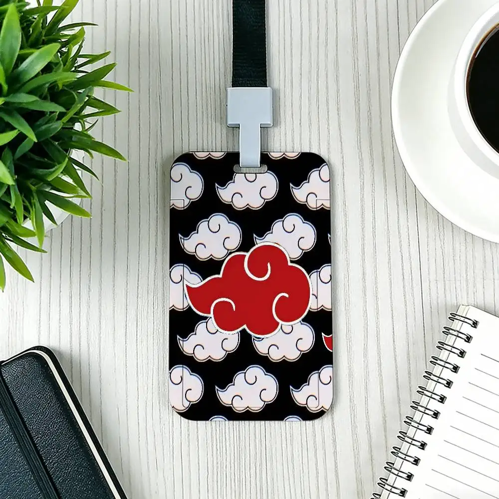 N-Naruto Akatsuki Kartenhülle, Tasche für Visitenkarten, Ausweise, Unisex, Kreditkartenetui, Business-Bus-ID-Halter – Detail 9