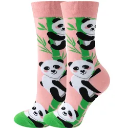 Vibrant Happy Socks - Colorful & Playful Animal Cartoon Design - EU 37-45 (1)
