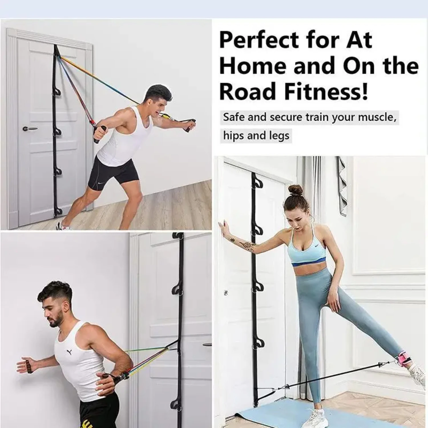New Upgrade your home gym equipment with this convenient and high-quality door anchor strap. Take your workouts to the next leve