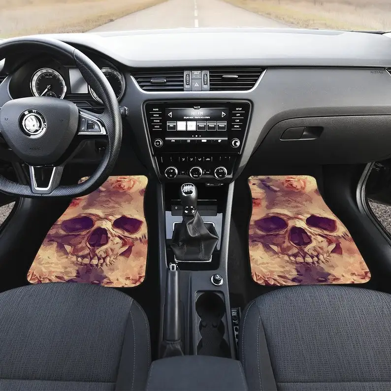 

Skull Car Mats / Sugar Skull Car Mats / Skull Front Car Mats / Skull Car Accessories