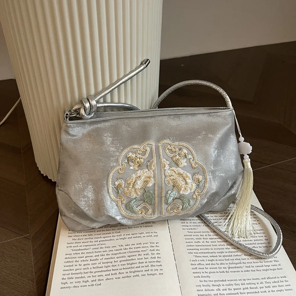 Package Satchel Soft Embroidery Bag Fashion Chinese Style Tote Bag Large Capacity Handbags Purses and Handbags Bolso Mujer 2026