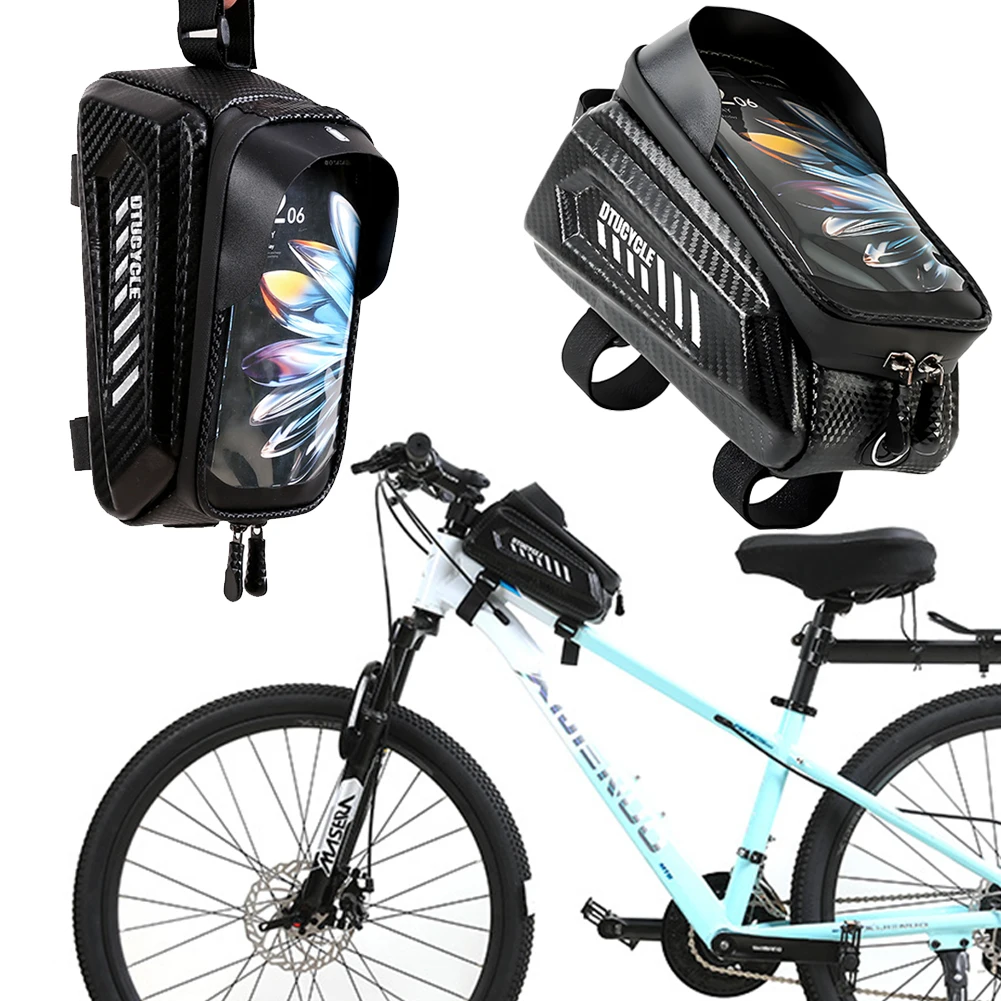 Waterproof Bike Phone Front Frame Bag for Cycling