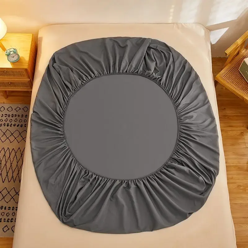 WASART Elastic fitted sheet mattress protector cover couple bedroom luxury double bed bedding queen king size bedsheet 90/150cm 2