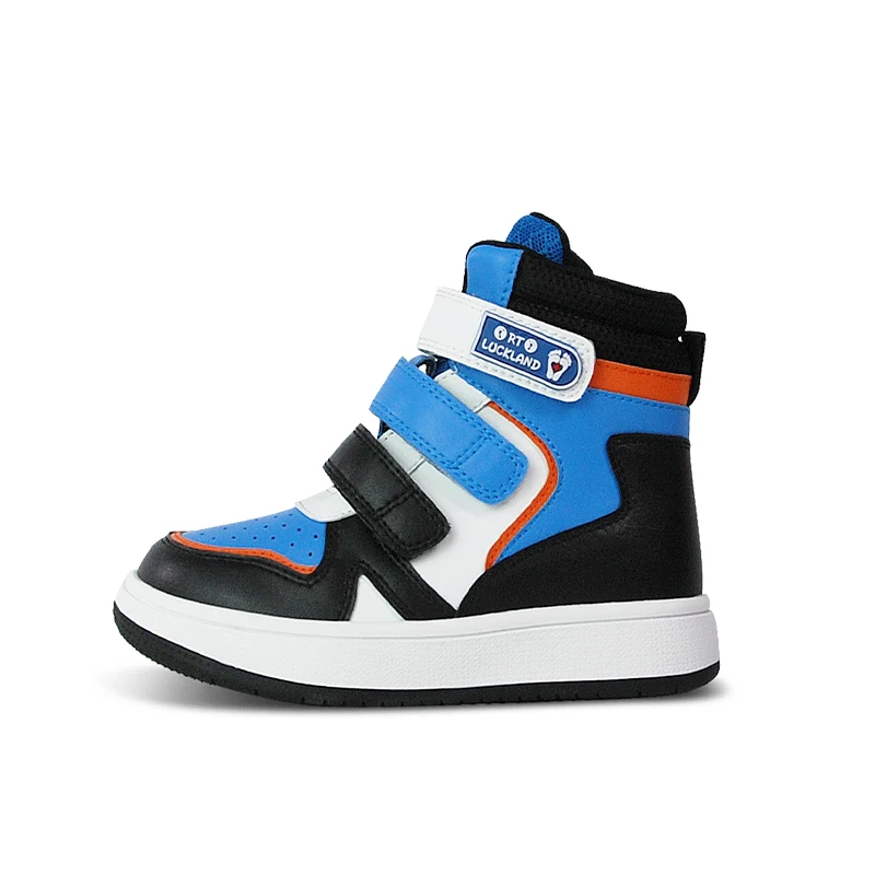 BoyOrthopedicShoesForKidsLeatherHighBackAnkleSupportSneakersWinterSpringToddler