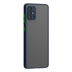 Shockproof Armor Hard Phone Case - Durable Protective Cover - A11 (Dark Blue)