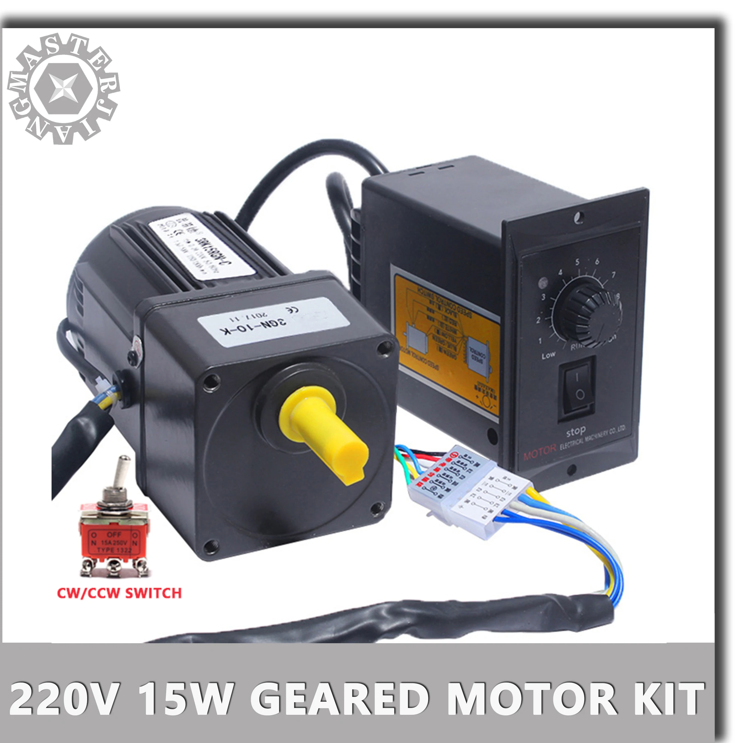Ac 220v 15w Reversible Gear131300 4155rpm 3rk15gnc Variable Speed