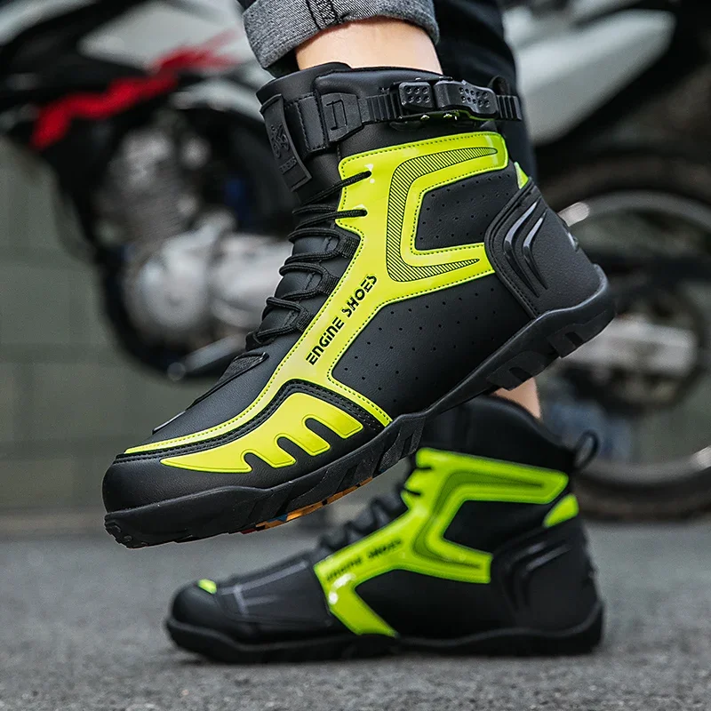 Waterproof Protection Wear-resistant Windproof Motorcycle Protective Boots Support Four Seasons Off-road Riders