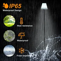 RGBW LED Floor Lamp Outdoor Solar Lamp Colorful Desk Light with Remote Controller Pull Chain Switch Bedside Lamp Reading Lamp 2