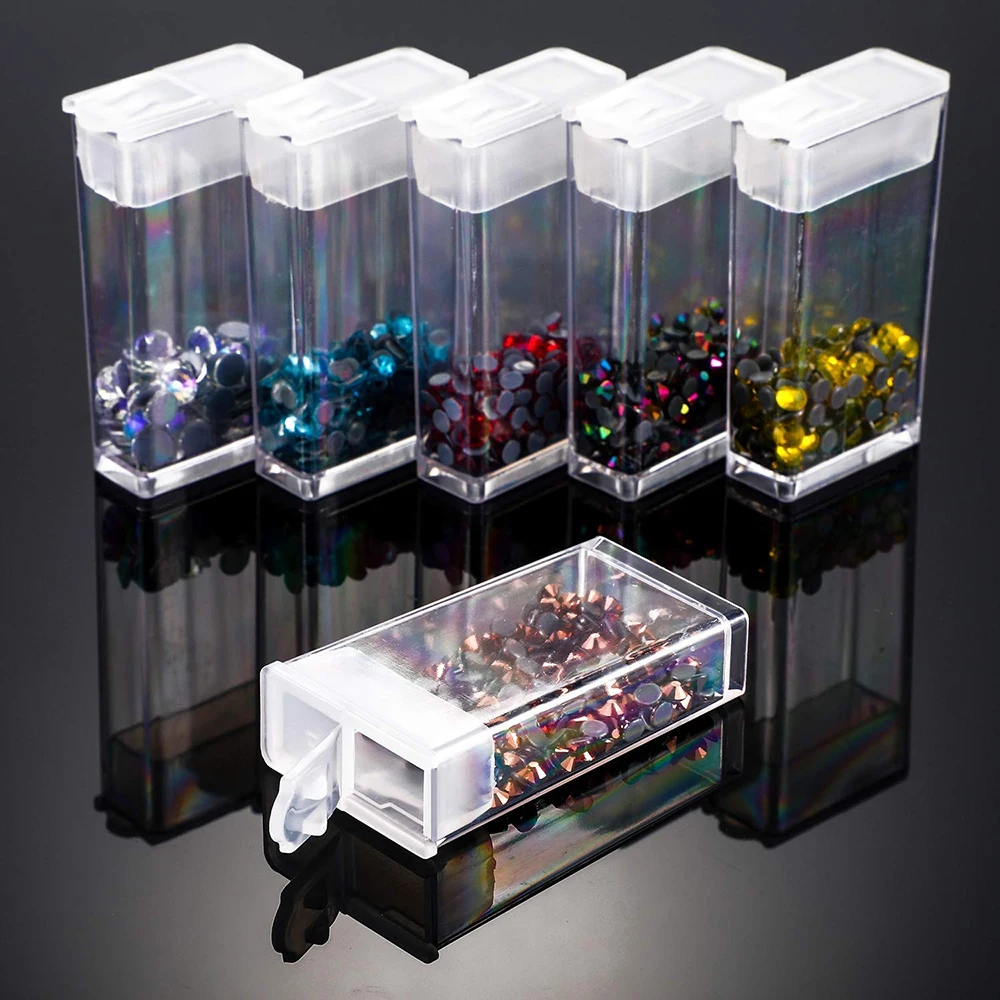 Caja De Almacenamiento De Pintura De Diamantes Con Cuentas