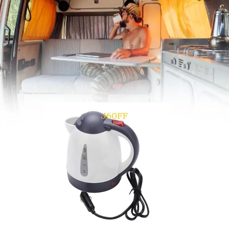 J60F Journey 전기 컵 12V 1000ml 이동 가능한 빠른 열 자동 닫기 탐험