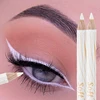 Matte White Eyeliner Pen Lying Silkworm Pencil Brighten Corners Of The Eyes Ultra-thin Waterproof Pigment Smooth Eyeshadow Stick 1