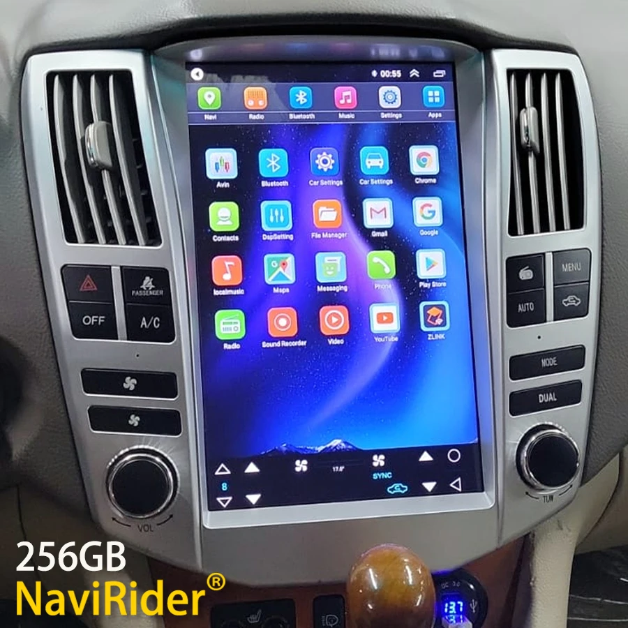 

12.1" Android 13 Screen For Lexus RX 330 350 RX330 RX350 RX300 2004 2008 Toyota Harrier Car Multimedia Video Player GPS CarPlay