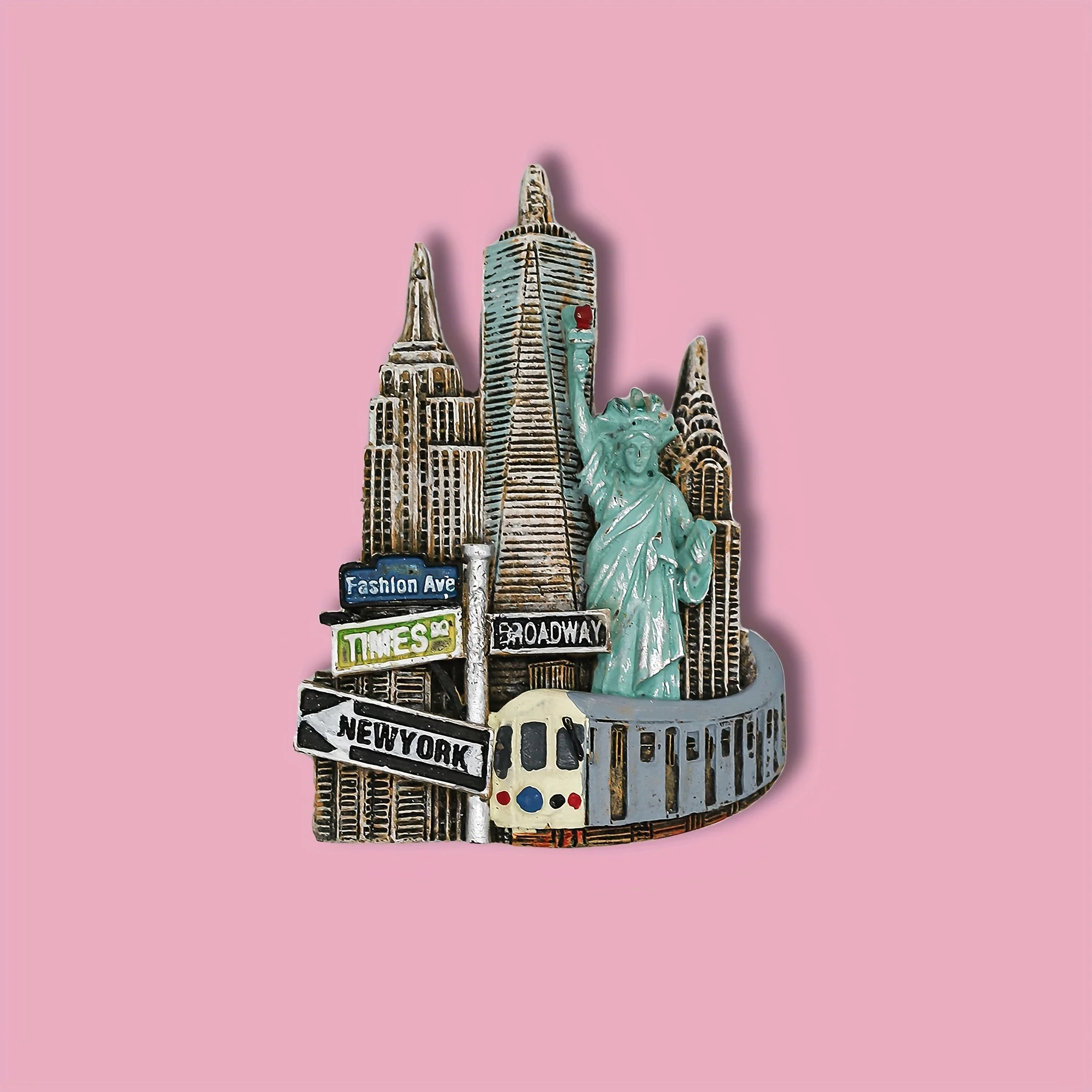USA Tourism Fridge Magnet Souvenir New York Washington Map Landscape Refrigerator Stickers Gift Set Home Decoration