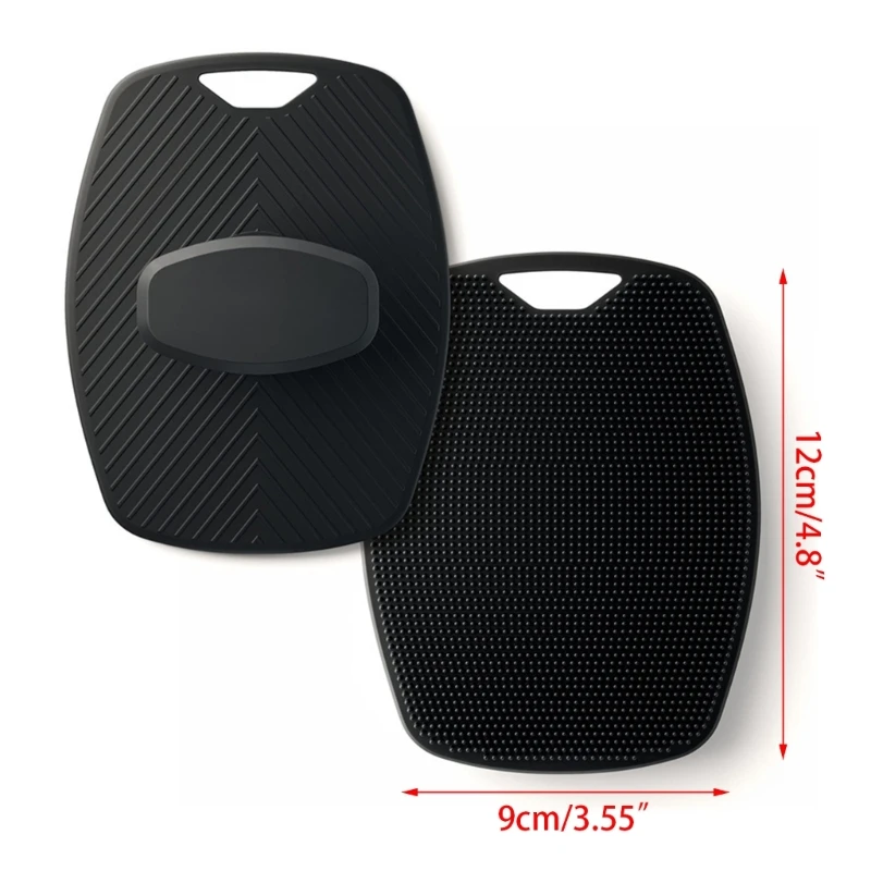 Dropshipping Soft Silicone Brush Cleanser Manual Body Cleansing Scrubber Shower Gentle Exfoliating Massage Bath Brush for Men 6