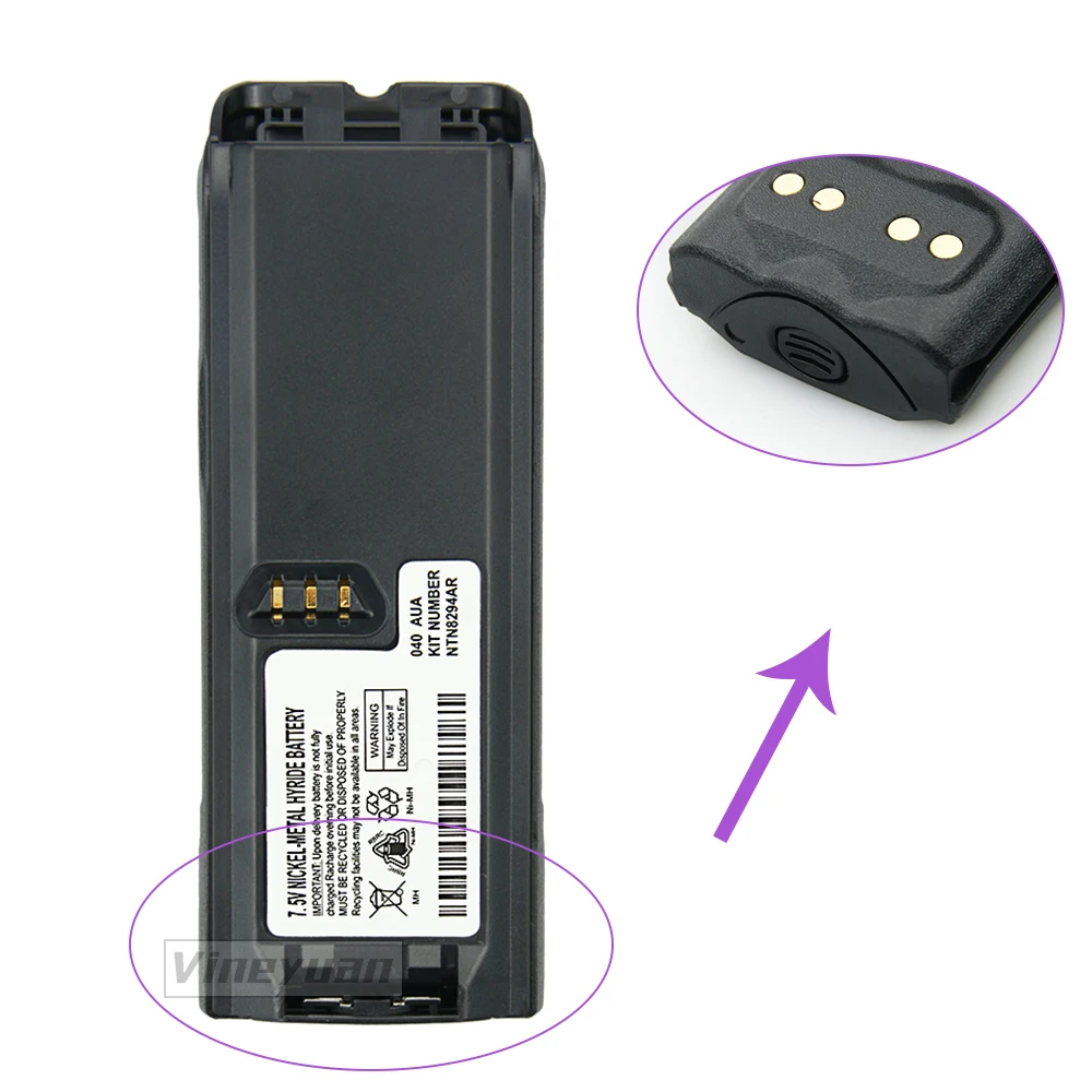 1800mAh NTN8294AR Ni-MH Battery for MOTOROLA XTS3000 XTS3500
