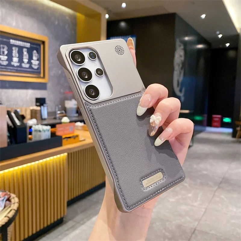 Magnetic PU Leather Aromatherapy Phone Case with Magsafe Wireless Charging Compatibility