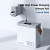 160000mAh Large Capacity Power Bank Portable PD100W USB C Fast Charging Mobile Spare Battery for iPhone 15 Samsung Xiaomi Laptop 6
