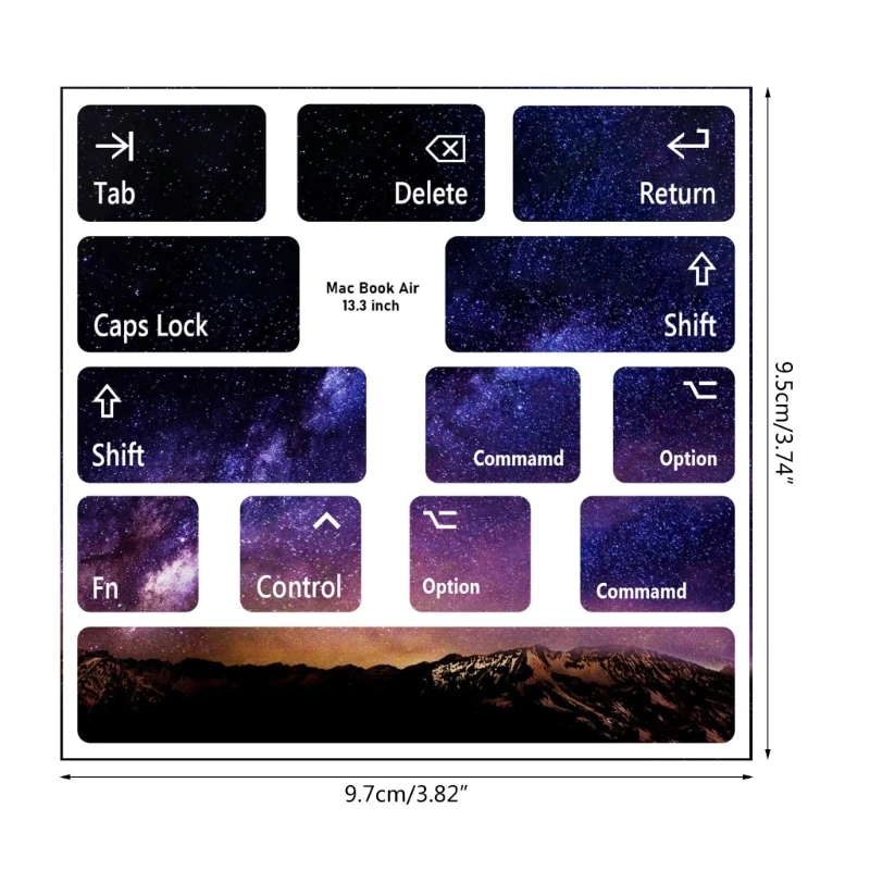 Keyboard Skin Stickers Keyboard Tearable Button Film Cartoon Cute Animation Texture Cover for macair keyboard stickers keyboard cover vinyl film sticker
