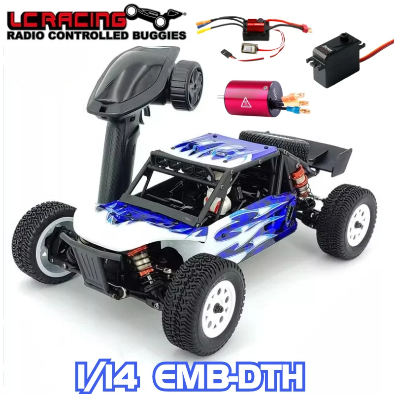 

LC RACING 1/14 EMB-DTH RTR Desert truck RC Car 35A Brushless ESC Water Proof 2.4G Transmitter 4WD High Speed Off-road RC Car