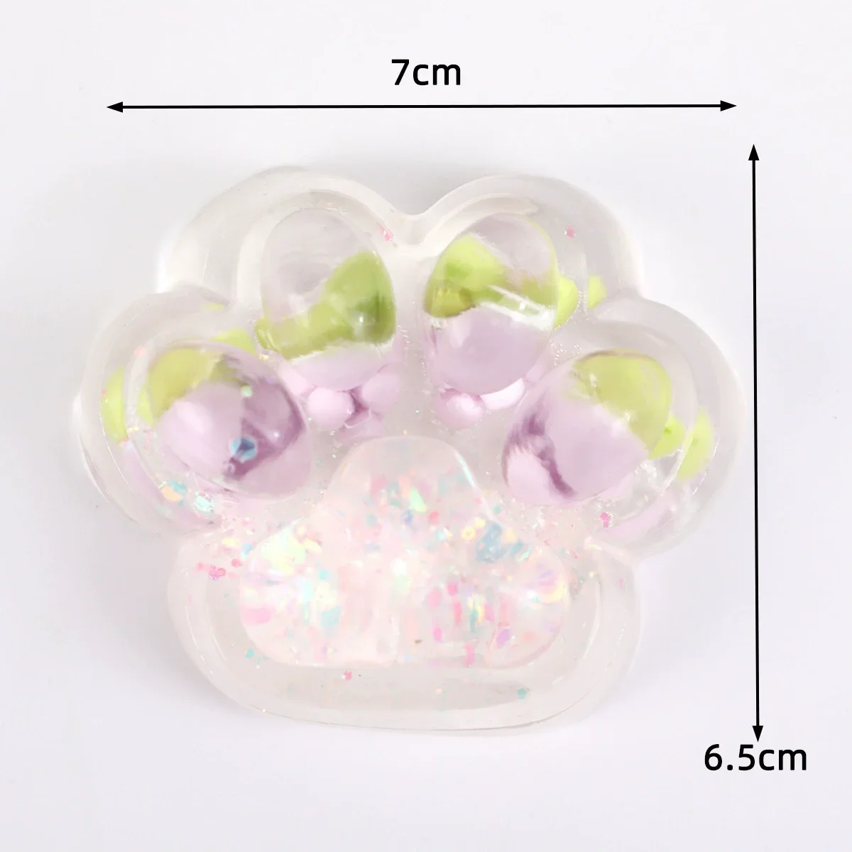 Stress Relief Toys Starlit Sky Big Cat Paw Squishy Fidget Soft Slow Rebound Pinch Decompression Gift Cat Claw Squeeze stress relief toys mochi squishy toy fidget toys toy gift filler