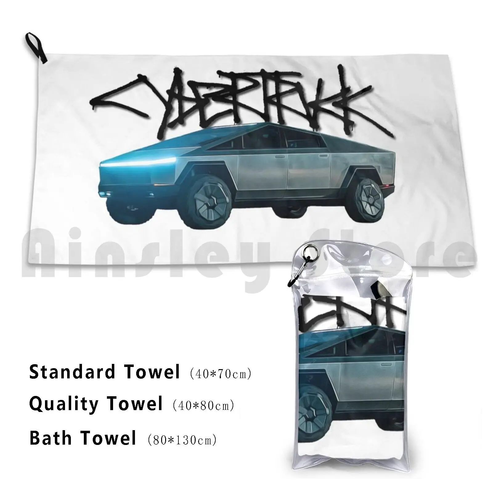 Asciugamano Da Spiaggia Tesla Cybertruck Asciugamano Di Qualità Ad Asciugatura Rapida Tesla Cybertruck Tesla Cybertruck Auto Elettrica Elon Musk Tesla