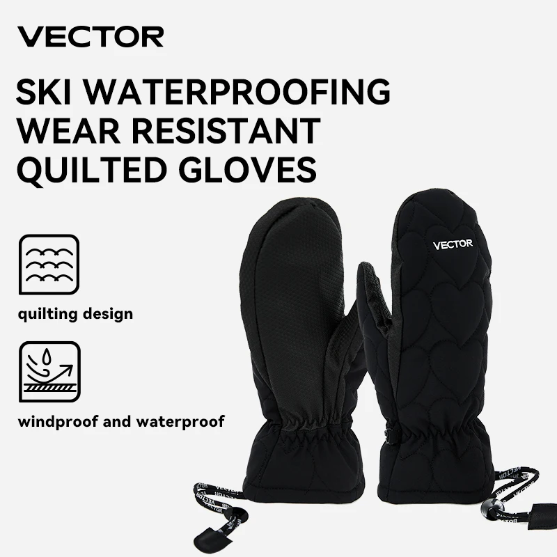 VECTOR Winter Ski Gloves 3M Snowboard Gloves Thermal Warm Touch Screen Skiing Gloves Men Women Antiskid and windproof 2