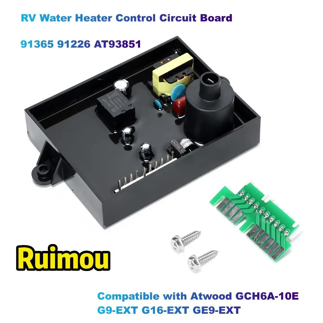 Carte électronique De Remplacement Pour Chauffe-eau De Camping-car Atwood - Compatible G9-EXT, G16-EXT, GC6AA-10E Et Autres - Inclut Fusible, Vis