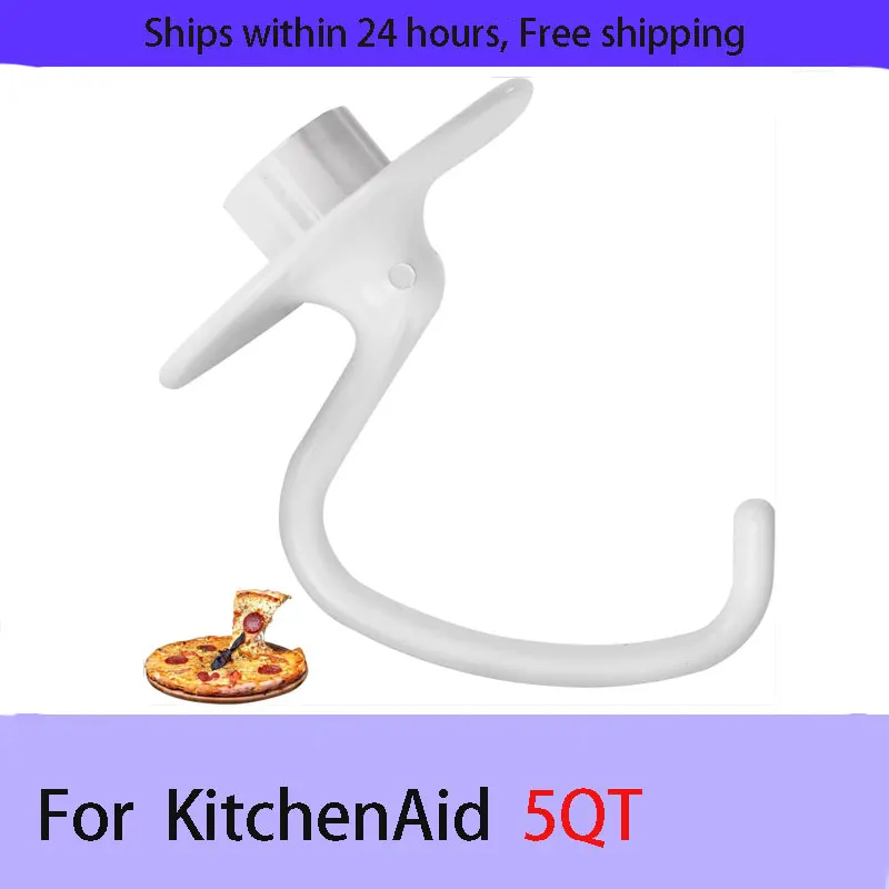 Aluminum Alloy Spray Dough Hook K45 K45SS KSM90 KSM150 Accessories and Attachments Kitchenaid 4.5-5 Quart Stand Mixers
