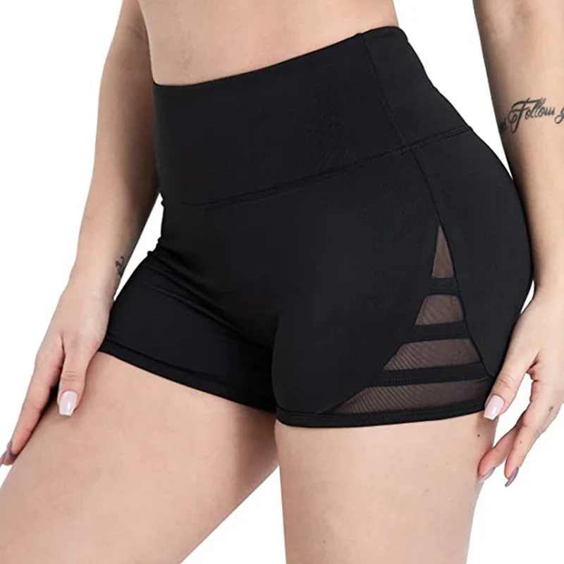 

Women's Casual Tight-fitting Skinny Buttocks Lifting Fitness Sports Elastic Trousers Gym Girl Tights Shorts Female