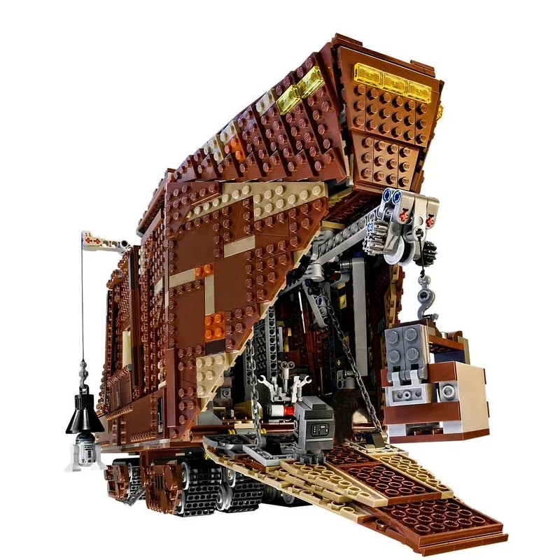 

NEW 3296PCS Famous Movie Scene Desert Sandcrawler Model 75059 City Blocks MOC DIY Children's Toy Christmas Building Blocks Toys