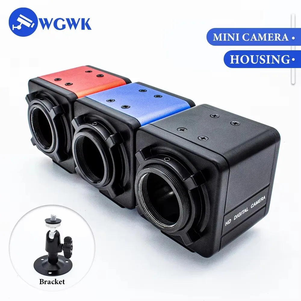 WGWK 알루미늄 금속 미니 박스 카메라 하우징 쉘 케이스 CS 마운트 엔클로저 (CMOS AHD IP 산업용 카메라 PCB 모듈 보드용)