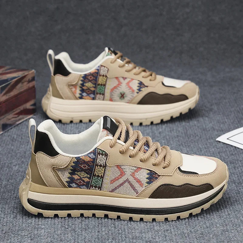 الخريف الشتاء الرجال خمسة ألوان الأحذية الرياضية ا...