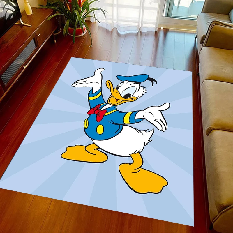 

Disney Donald Duck Pattern Area Rugs Carpets for Home Living Room Children's Bedroom Sofa Doormat Kids Floor Mats Gift Potdemiel