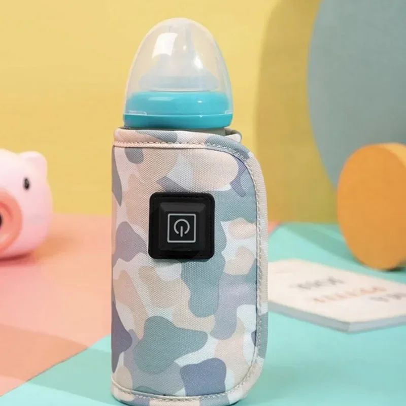 USB Milk Water Warmer Stroller Insulated Bag Baby Nursing Bottle Heater Safe Kids Supplies for Infant Outdoor Travel Accessories 5