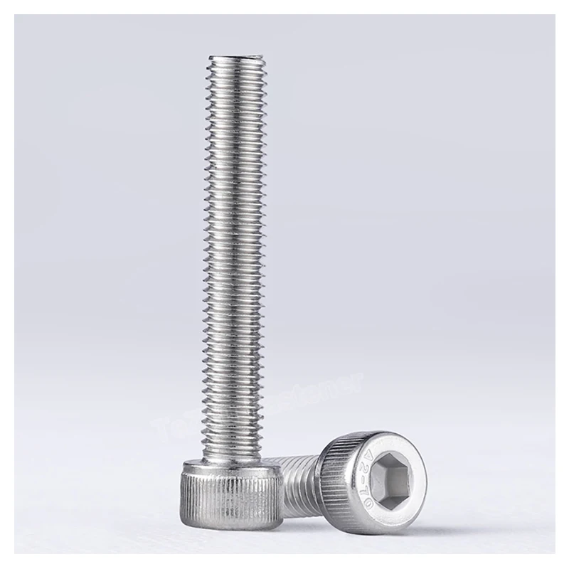 1/20 Pz M3 M4 M5 M6 M8 M10 M12 304 In Acciaio Inox A2-70 Filettatura Fine Passo Esagonale Esagono Incassato Tappo Rotondo Ve A Testa Bullone A Brugola - Foto 8