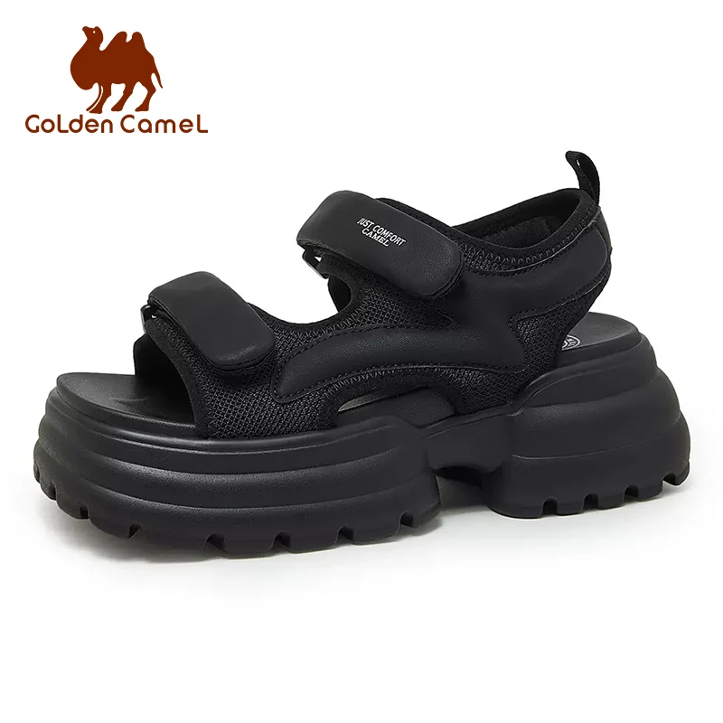 

GOLDEN CAMEL Women's Shoes Sandals 2023 Summer New Fashion Outdoor Slippers Beach Sandal Shoes for Women Dual-purpose Casual