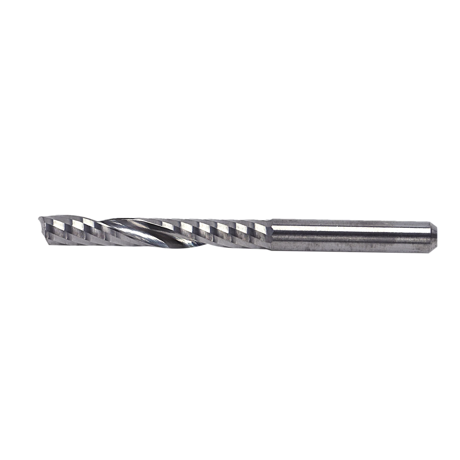 10Pcs Cnc Router Bits 3.175 X 22Mm Single Flute Spiral Carbide Cnc Router Bits Milling Cutter 3