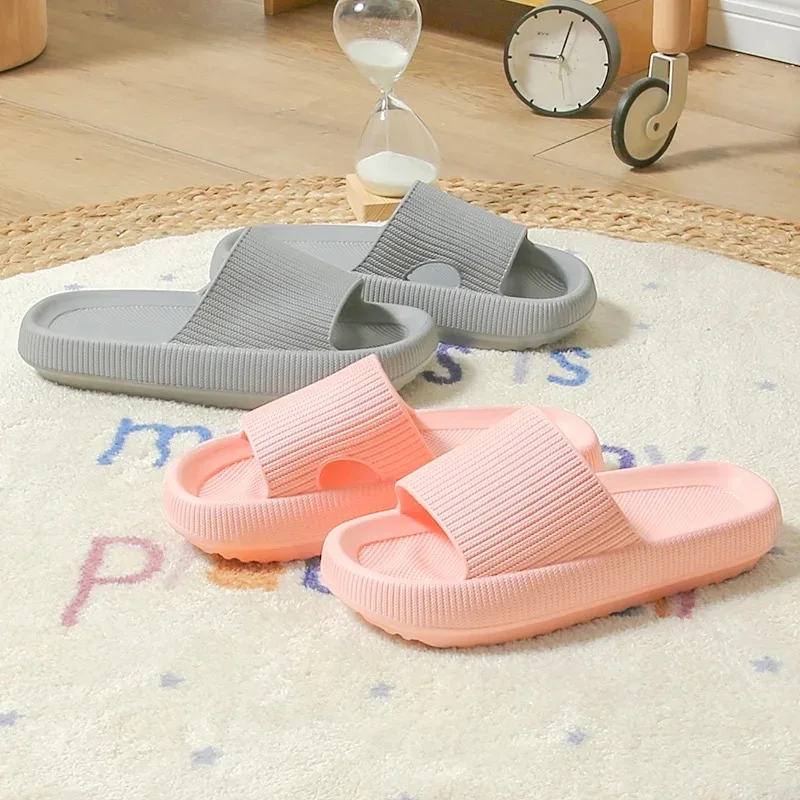 Beach Slippers Flip Flops Thick Bottom Cloud Men Women