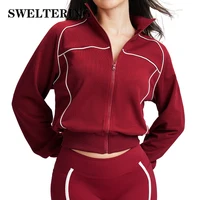 Yoga Long Sleeve Gym Workout Top Sports Zipper Jacket Women Fitness Yoga Shirt Active wear Outdoor Running Coats Cycling Clothes