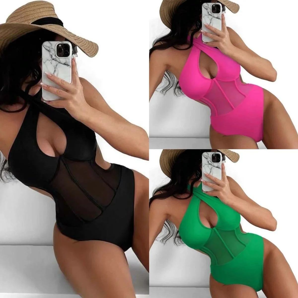

2023 New Sexy Bar Splice Swimwear Bikini
