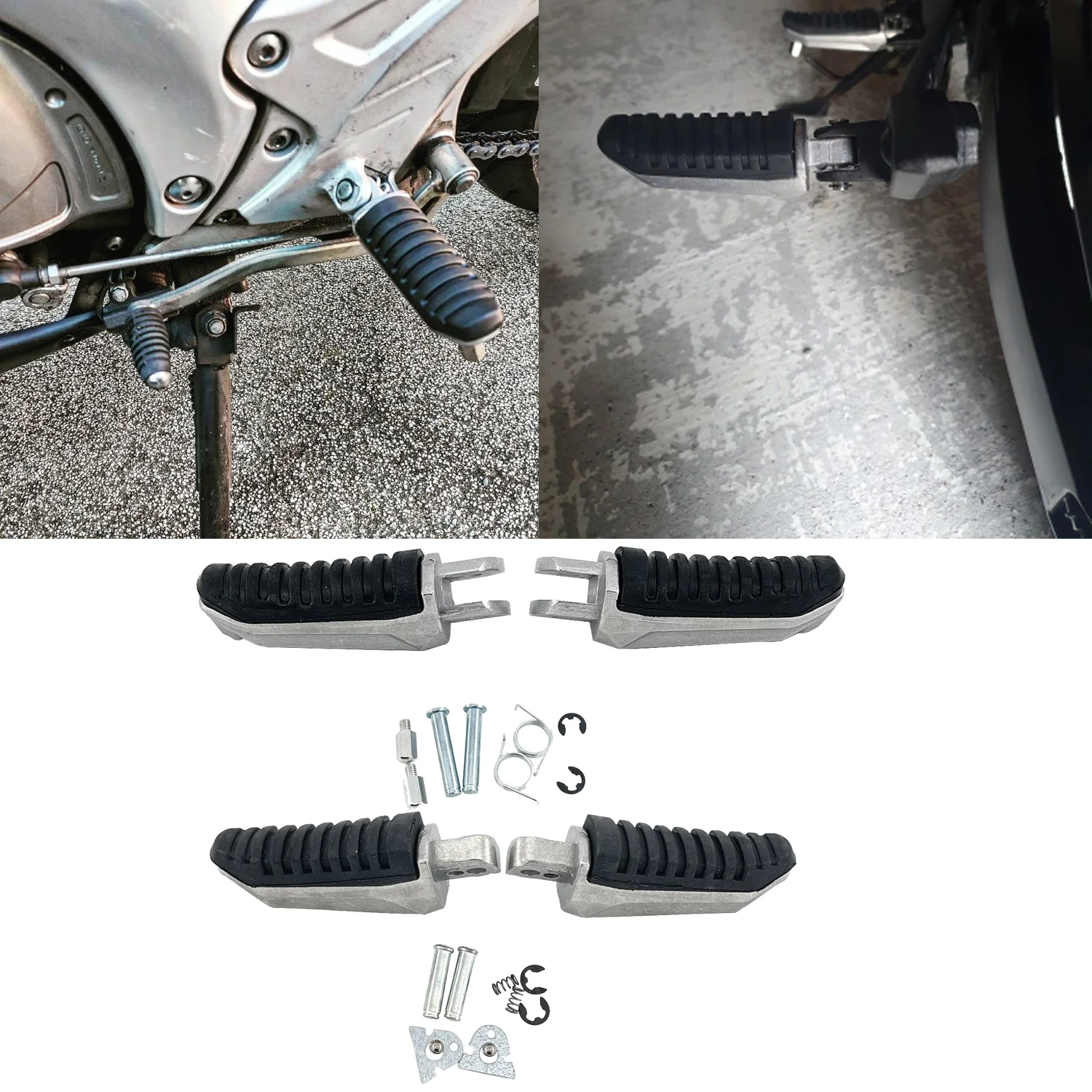 Motorcycle Bandit Front Footrests Foot Pegs pedal For Suzuki V-Strom 650 DL650 GSX1300R GSX1300 Hayabusa GSX650F GSX1400 B-King