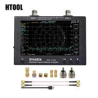 HTOOL SV4401A 50KHz-4.4GHz Vector Network Analyzer 100dB Dynamic VNA 7-inch Touch LCD Internal memory MF/LF/HF/VHF/UHF Band 1