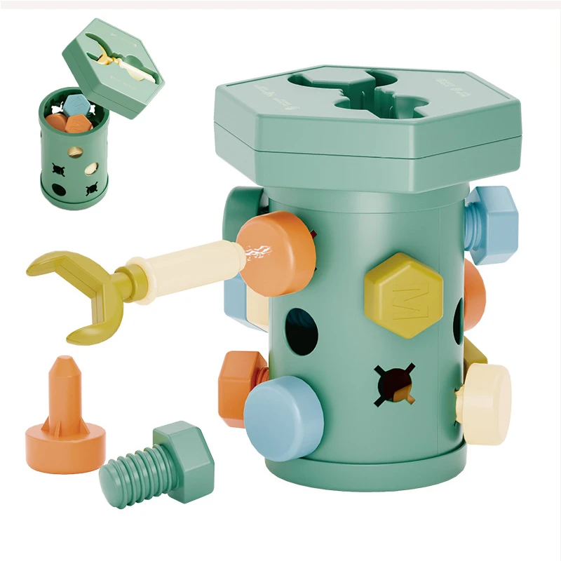 

Children Magnetic Nail/Nut Screw Montessori Toys Color Cognitive Shape Matching Fine Motor Training Educational Toys For Kids
