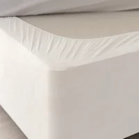 Jupe de lit enveloppante de qualité supérieure en similicuir suédé de luxe avec trois côtés et élastiques excellents pour un ajustement facile 2