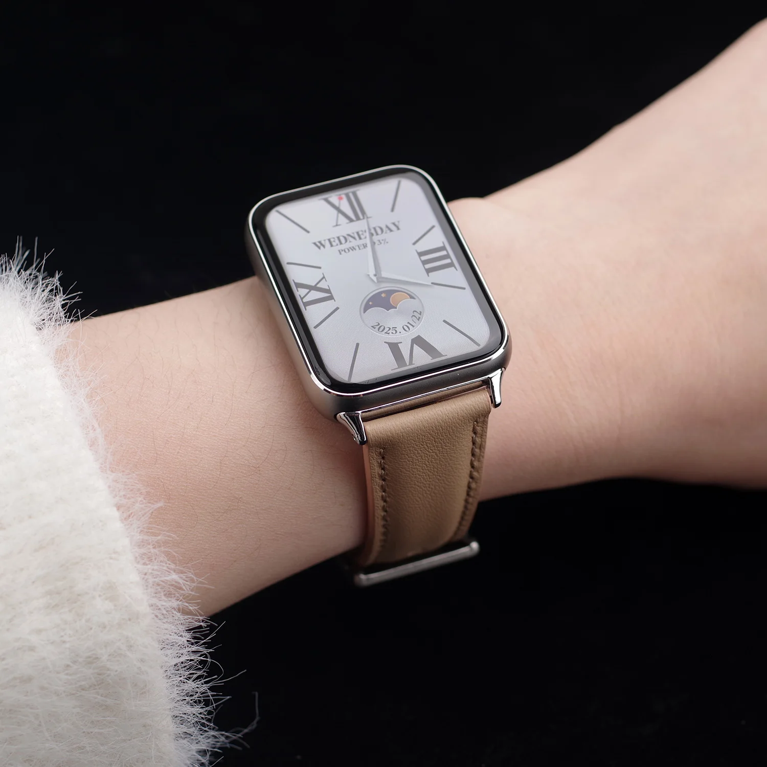 Premium Leather Strap for Mi and Redmi Watches - Elegant Wristband Accessories
